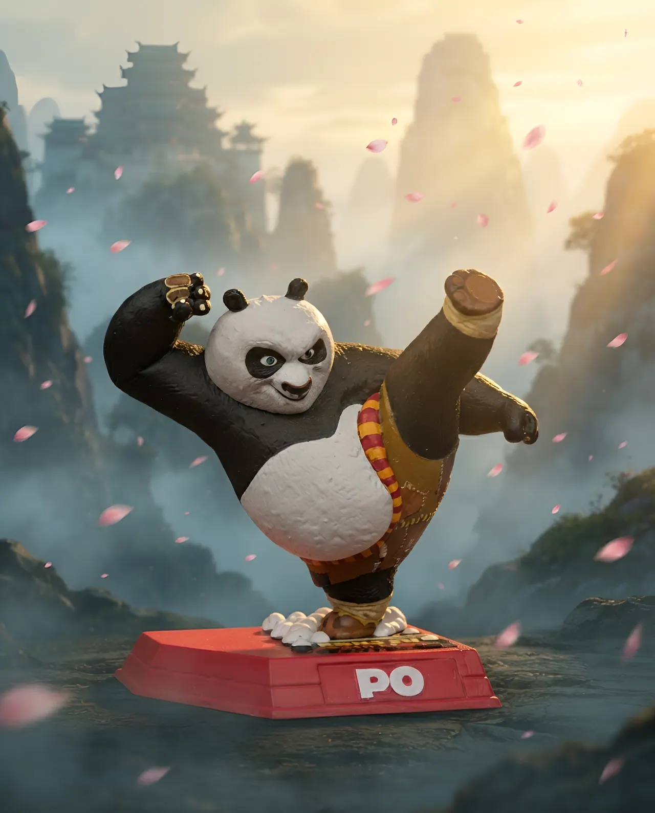 McFarlane Toys Kung Fu Panda Po Movie Maniacs 6" Limited Figure - Image 8