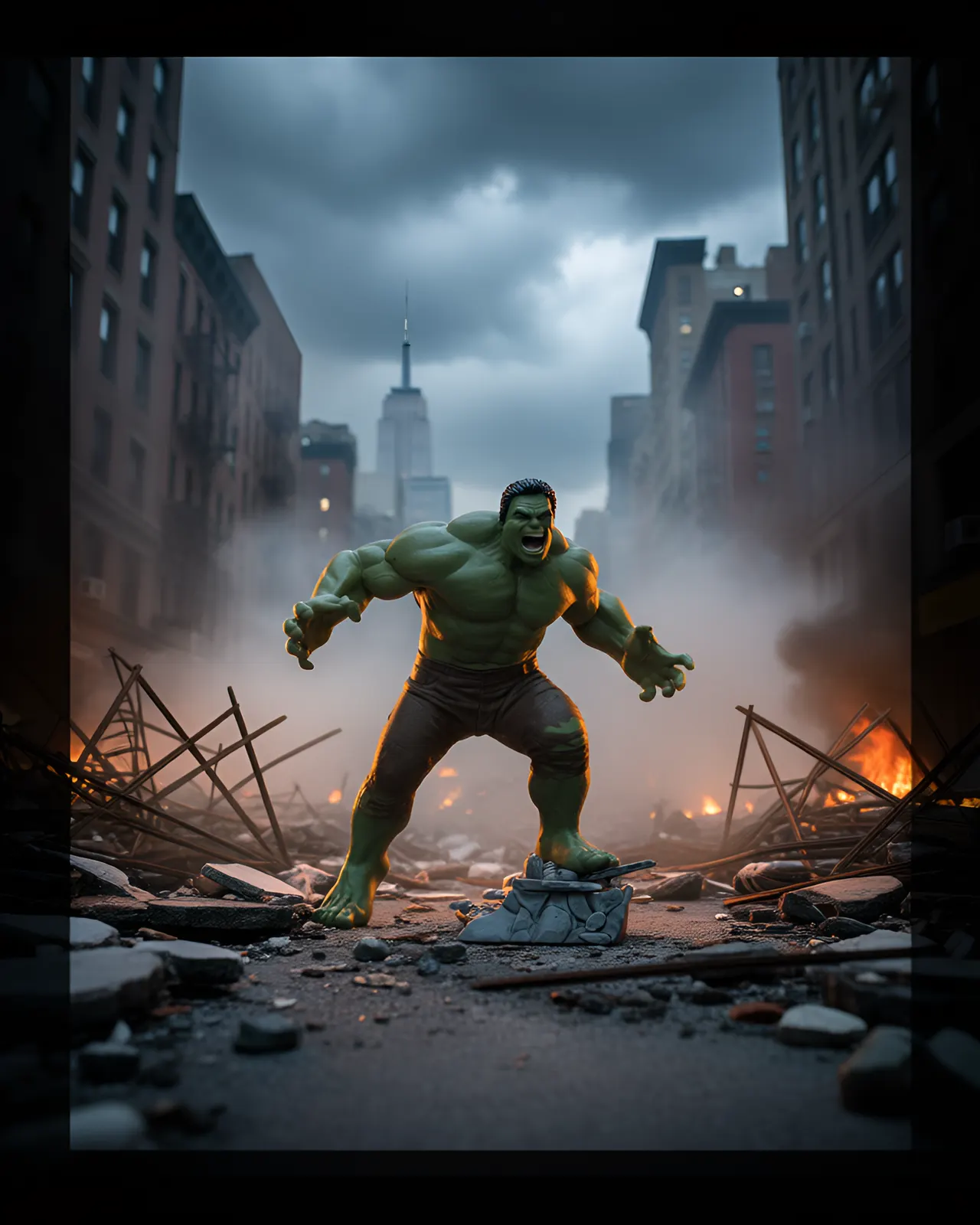 McFarlane Toys Marvel Legends Hulk 1:10 Scale Figure - Image 8