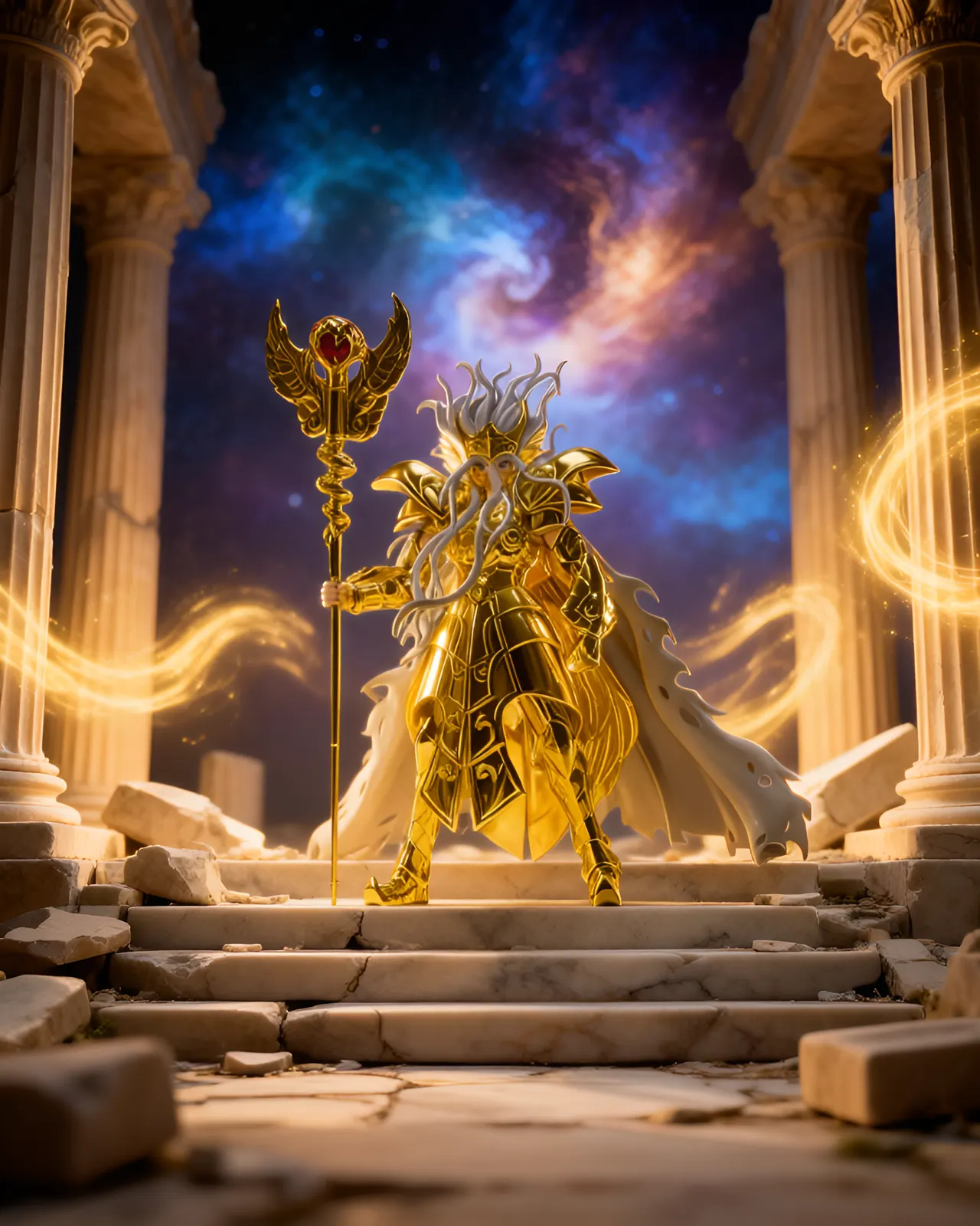 Bandai Spirits Ophiuchus Odysseus 18cm Saint Cloth Myth EX Figure - Image 8