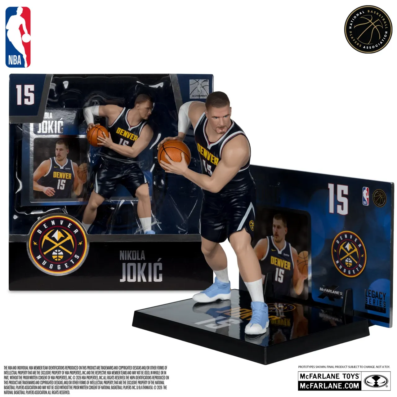 McFarlane Toys Sports Picks #2 Nikola Jokic 7" Figurine posée - Image 4