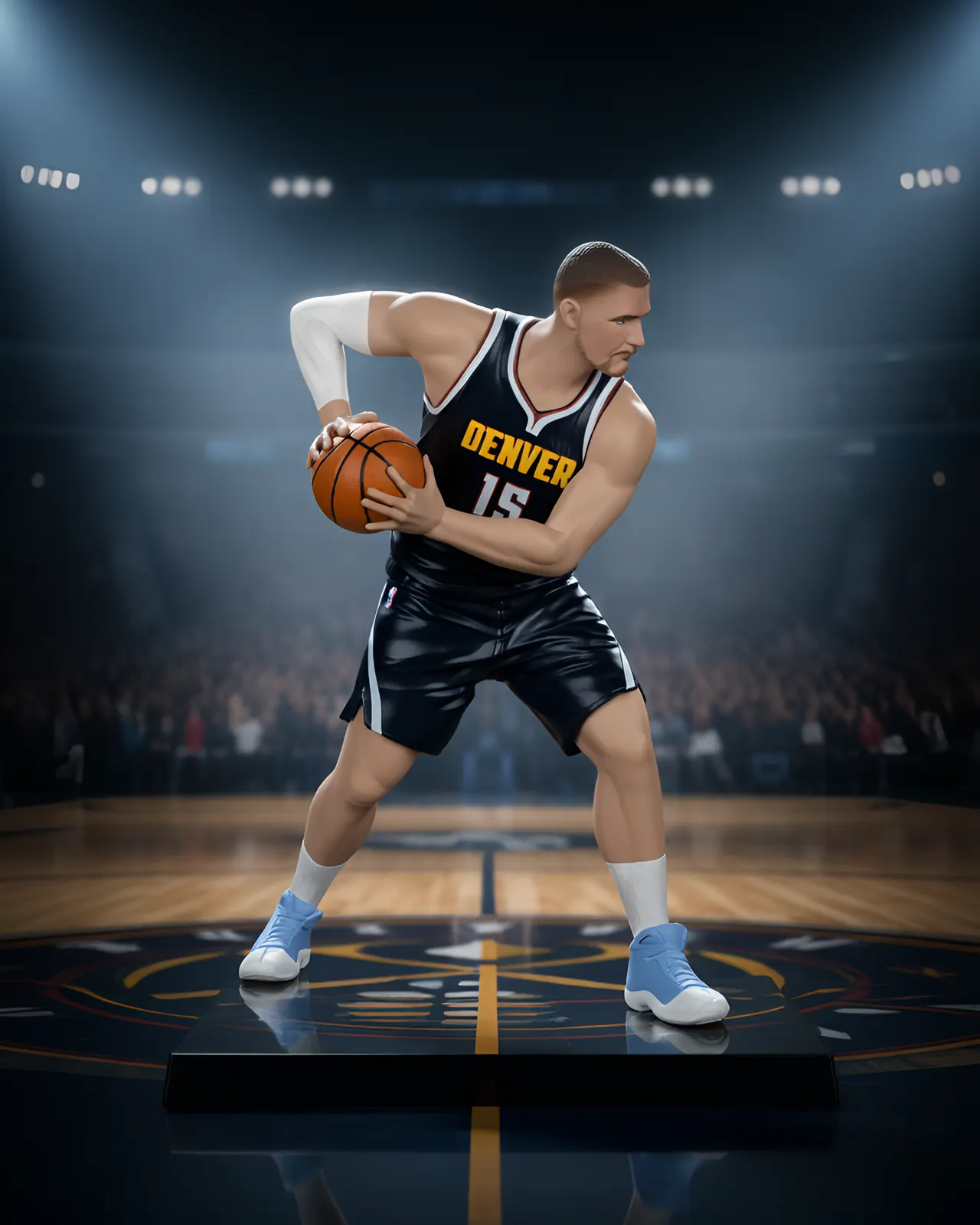 McFarlane Toys Sports Picks #2 Nikola Jokic figura de 7" posada - Image 6