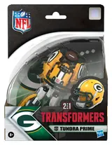 Hasbro Transformers NFL Green Bay Packers Tundra Prime Action Figure - Thumbnail 10