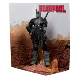 Marvel Deadpool Grey Suit Red Platinum 12" 1/6 Scale Statue - Thumbnail 7