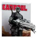 Marvel Deadpool Grey Suit Red Platinum 12" 1/6 Scale Statue - Thumbnail 4