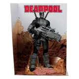 Marvel Deadpool Grey Suit Red Platinum 12" 1/6 Scale Statue - Thumbnail 2