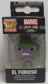 Funko Marvel Lucha Libre Hulk Pocket Pop! Porte-clés – Mini figurine en vinyle - Thumbnail 7