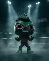 Funko Marvel Lucha Libre Hulk Pocket Pop! Porte-clés – Mini figurine en vinyle - Thumbnail 10