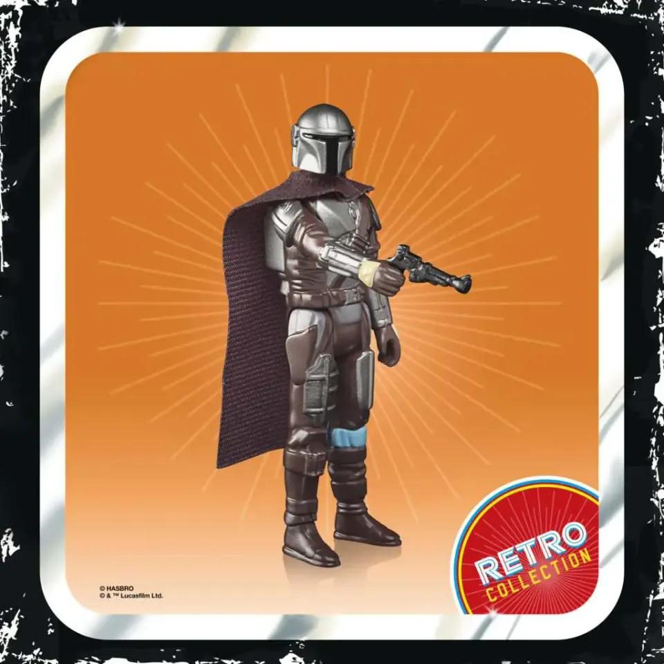 Hasbro Star Wars Retro Collection The Mandalorian Beskar 6‑inch Figure - Image 2