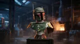 Diamond Select Toys Boba Fett 1:2 Scale Legends in 3-Dimensions Bust - Thumbnail 9