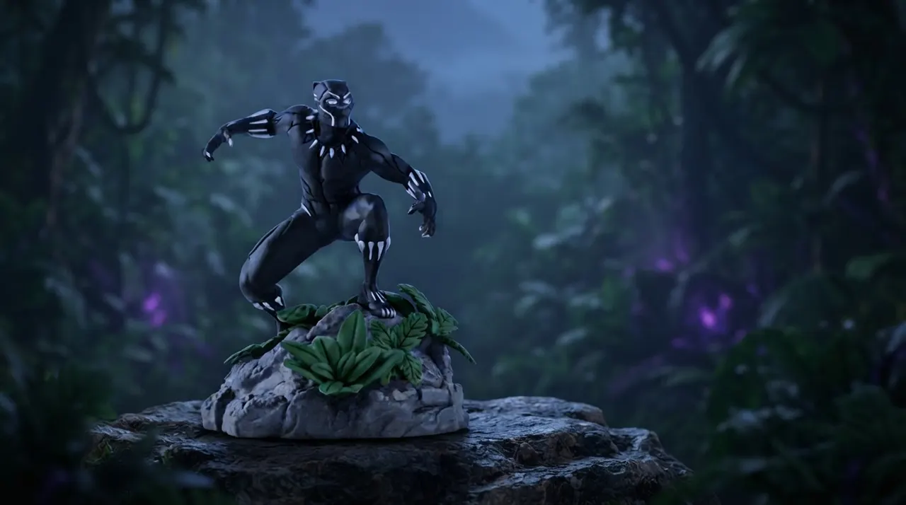 Schleich Black Panther Action Figure – Marvel 21513 - Image 7