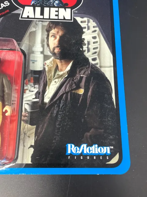Super7 ReAction Alien Captain Dallas 3.75" Figure (Blue Card)
