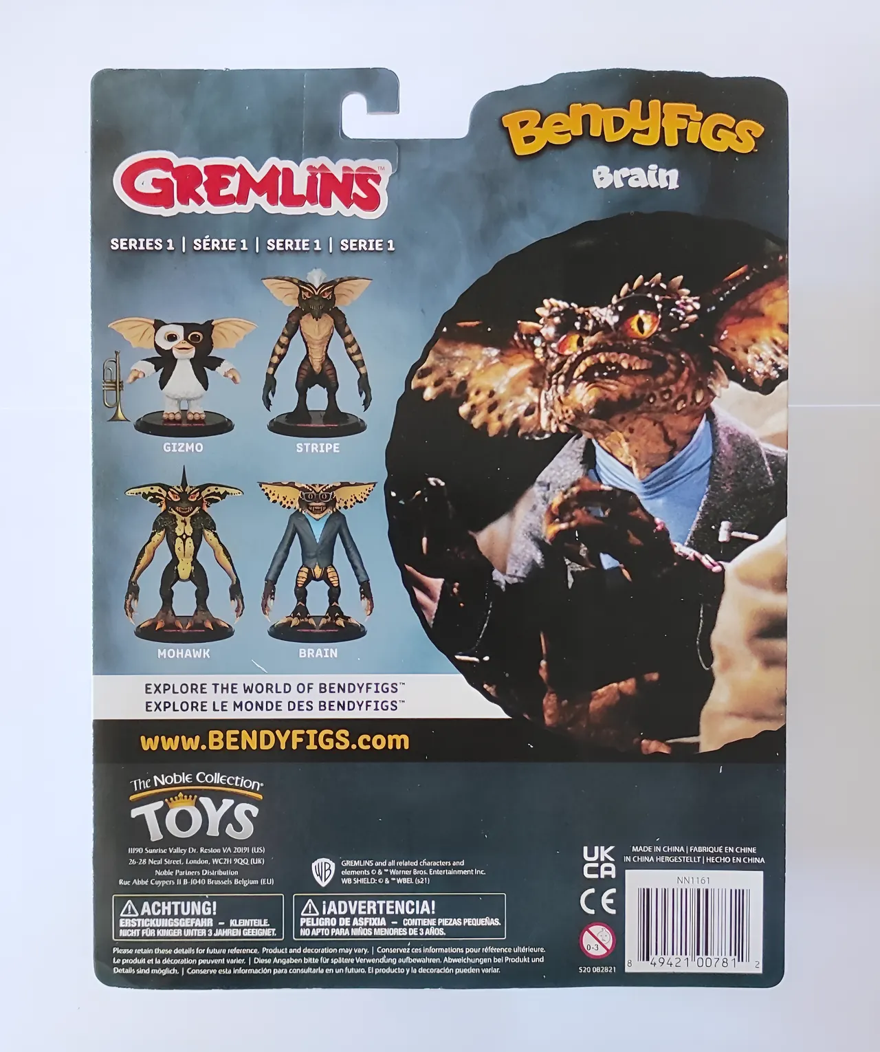 Noble Collection Brain Gremlin Bendyfigs Figure – Gremlins - Image 6