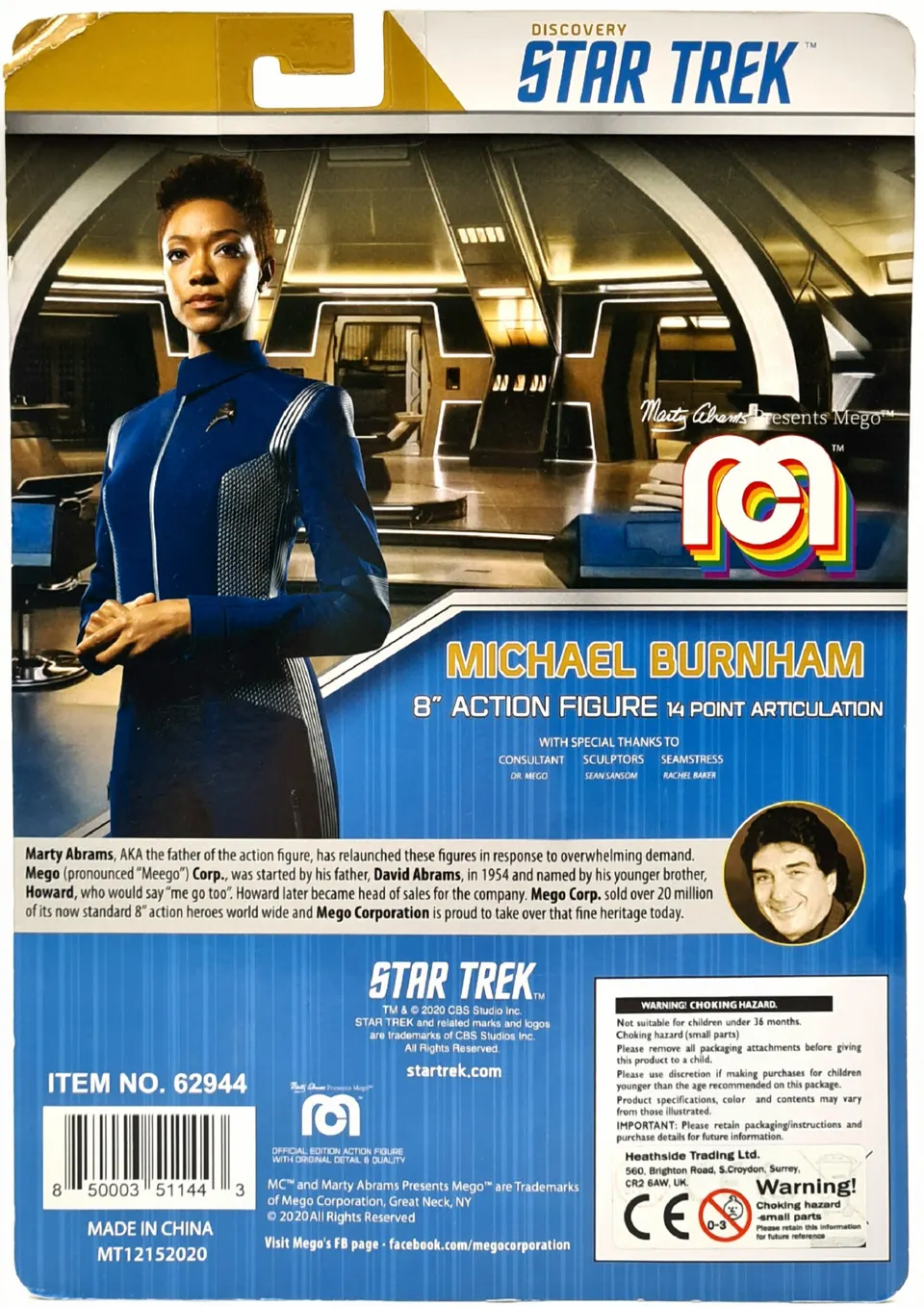 Mego Toys Michael Burnham 8" Retro Action Figure – Star Trek Discovery - Image 6