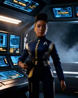 Mego Toys Michael Burnham 8" Retro Action Figure – Star Trek Discovery - Thumbnail 10