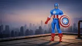 Hasbro Marvel Legends Retro Collection Captain America 3.75" Figure - Thumbnail 5