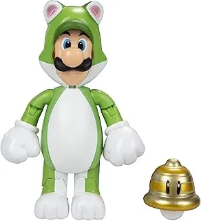 Jakks Pacific 4-Inch Cat Luigi Action Figure – Super Mario