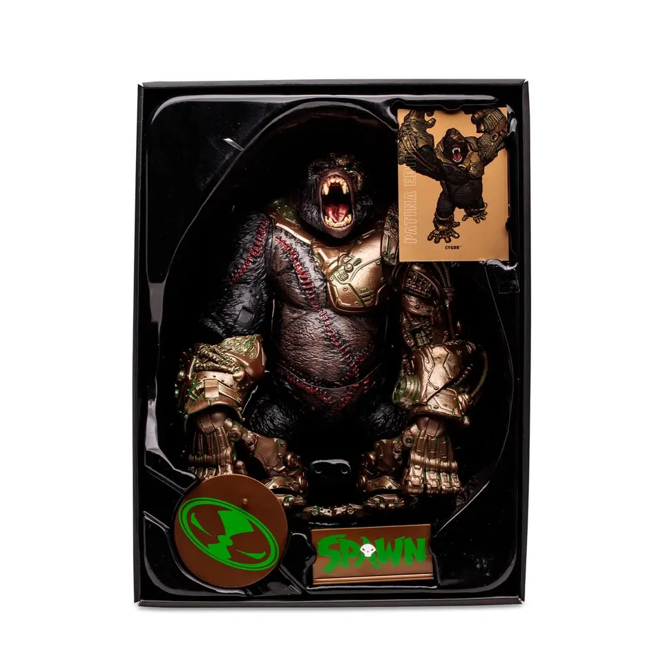 McFarlane Toys Spawn Megafig Cy-Gor Patina Edition Gold Label 30cm - Image 2
