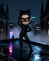 Beast Kingdom Catwoman Mini Egg Attack Figure (MEA-017) - Thumbnail 8