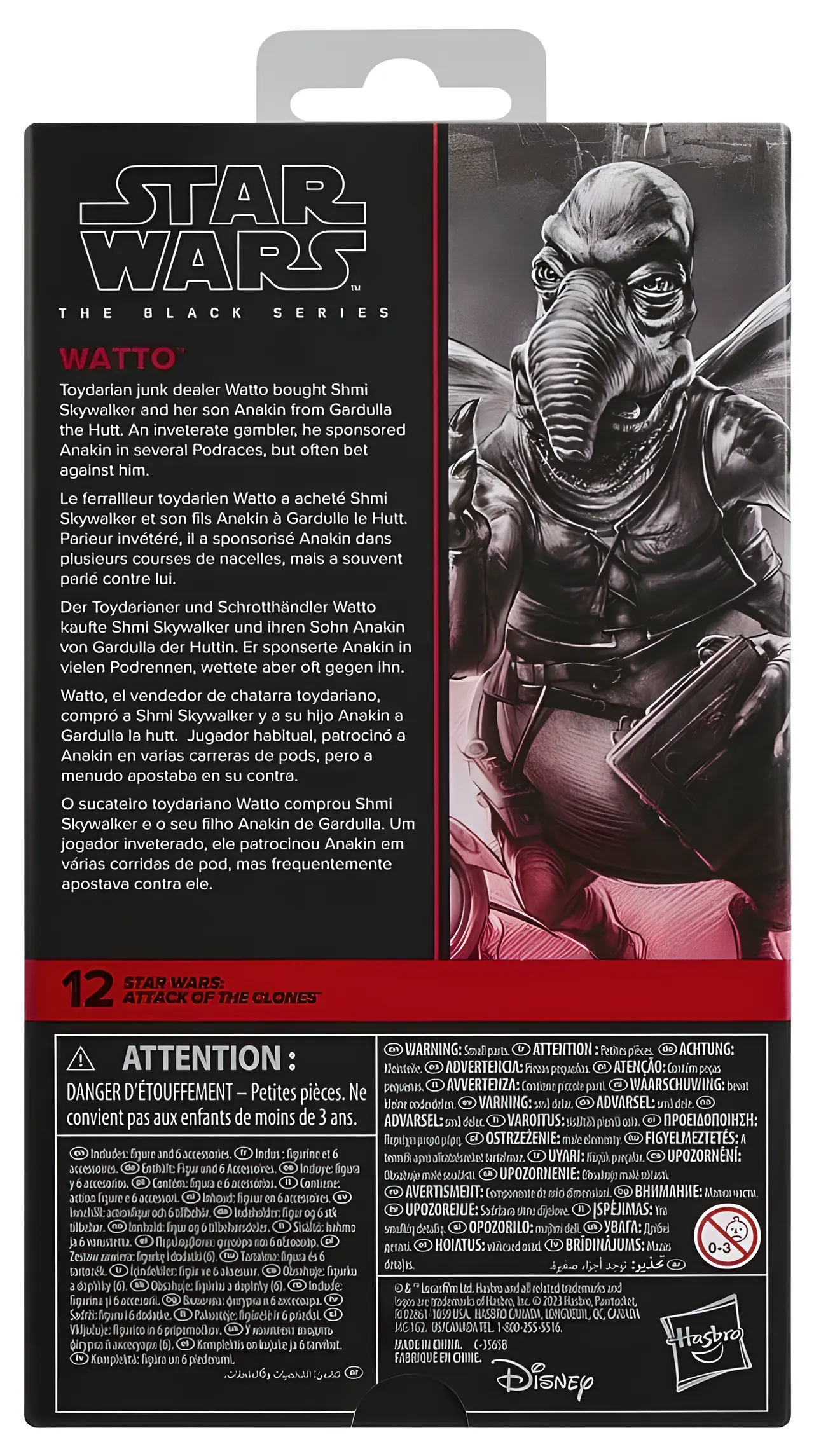 Hasbro Star Wars Black Series Watto 6" Figurilla de acción - Image 6