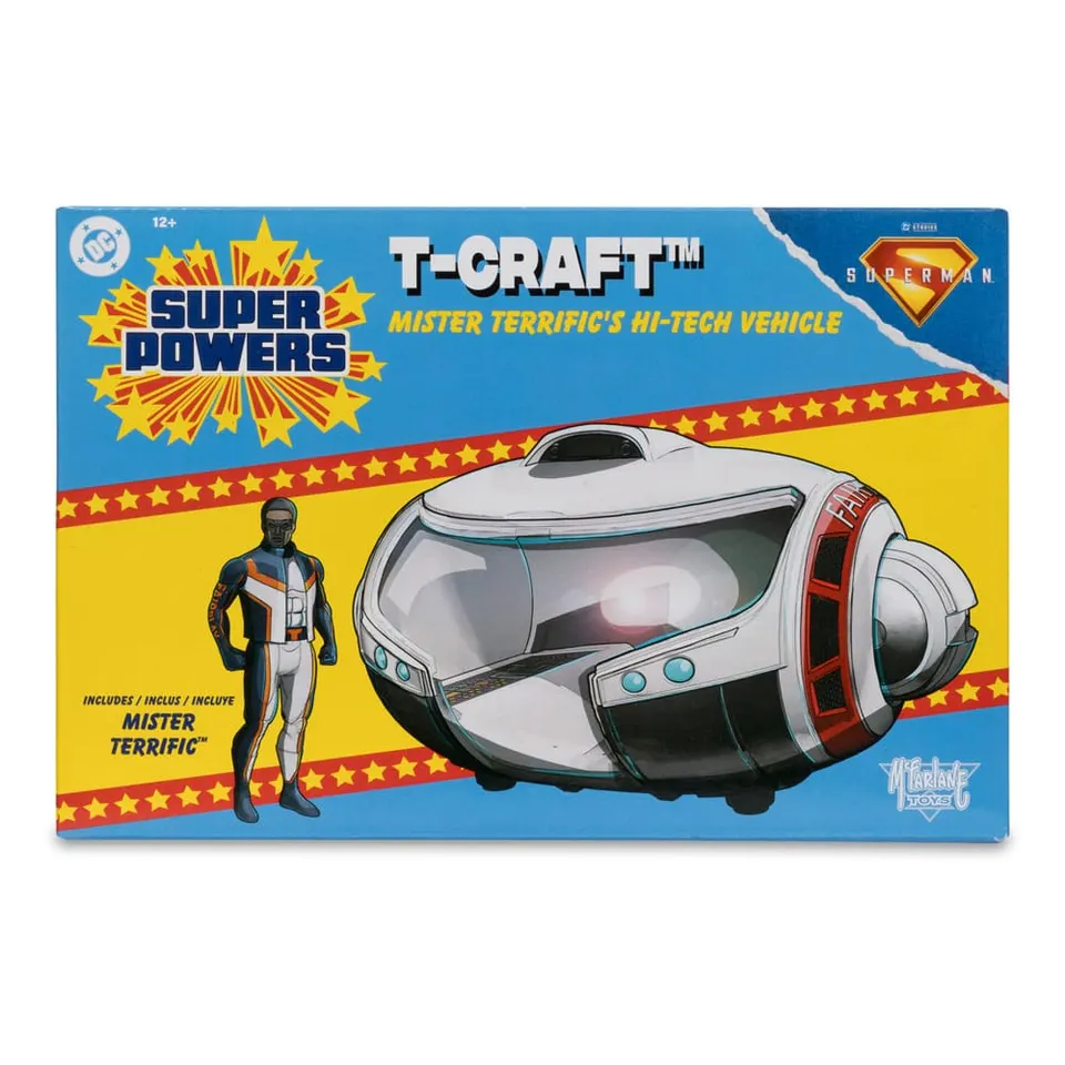 McFarlane Toys Mr. Terrific T‑Craft Vehicle with 4.5" Figure - Image 9