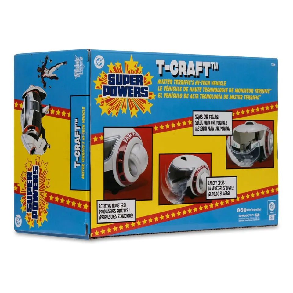 McFarlane Toys Mr. Terrific T‑Craft Vehicle with 4.5" Figure - Image 8