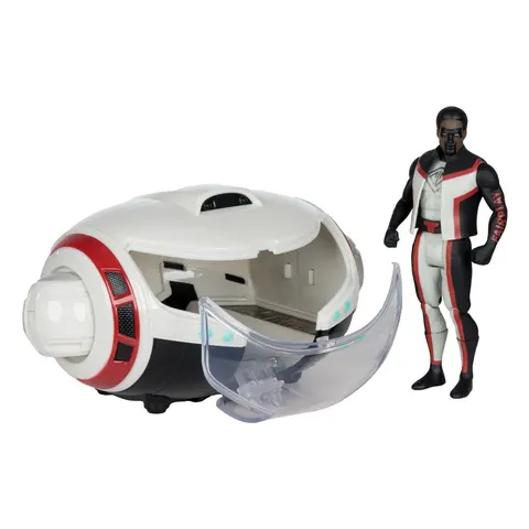 McFarlane Toys Mr. Terrific T‑Craft Vehicle with 4.5" Figure