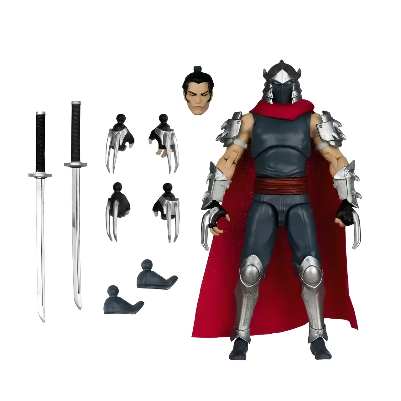 McFarlane Toys TMNT Page Punchers Shredder 5" Action Figure con cómic - Image 3