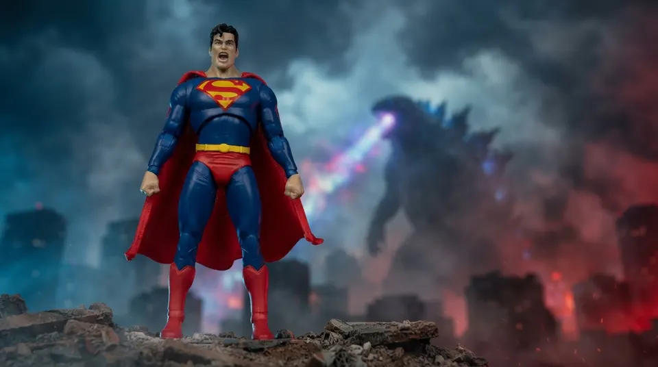 McFarlane Toys DC Multiverse Superman vs Godzilla & Kong 2-Pack