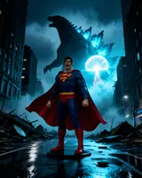 McFarlane Toys DC Multiverse Superman vs Godzilla & Kong 2-Pack - Thumbnail 11