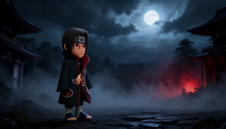 Minix Itachi Uchiha Akatsuki Vinyl Figure – Naruto