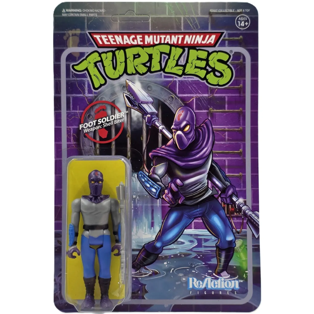 Super7 TMNT Foot Soldier ReAction Figure – 3.75in - Image 7
