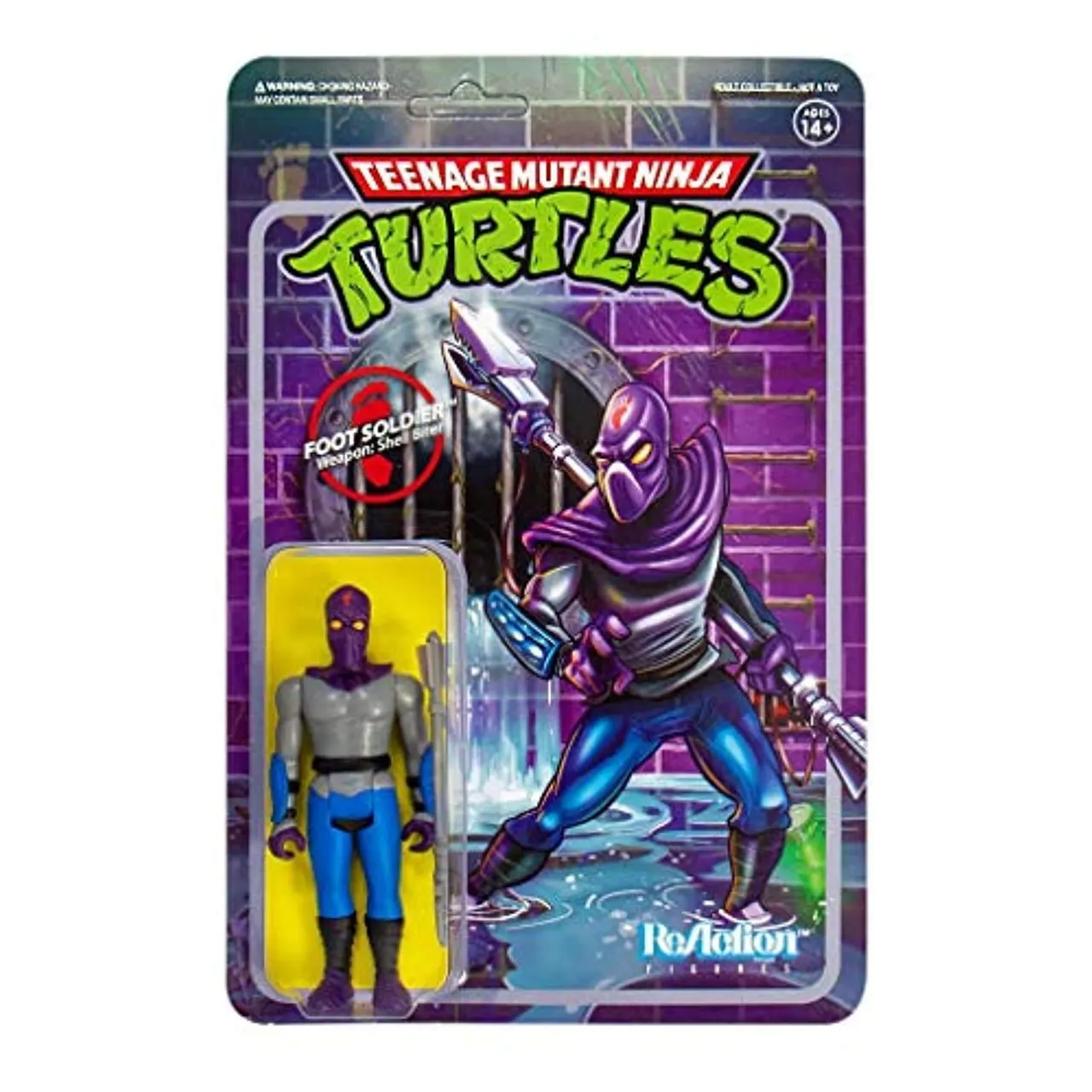 Super7 TMNT Foot Soldier ReAction Figure – 3.75in - Image 9