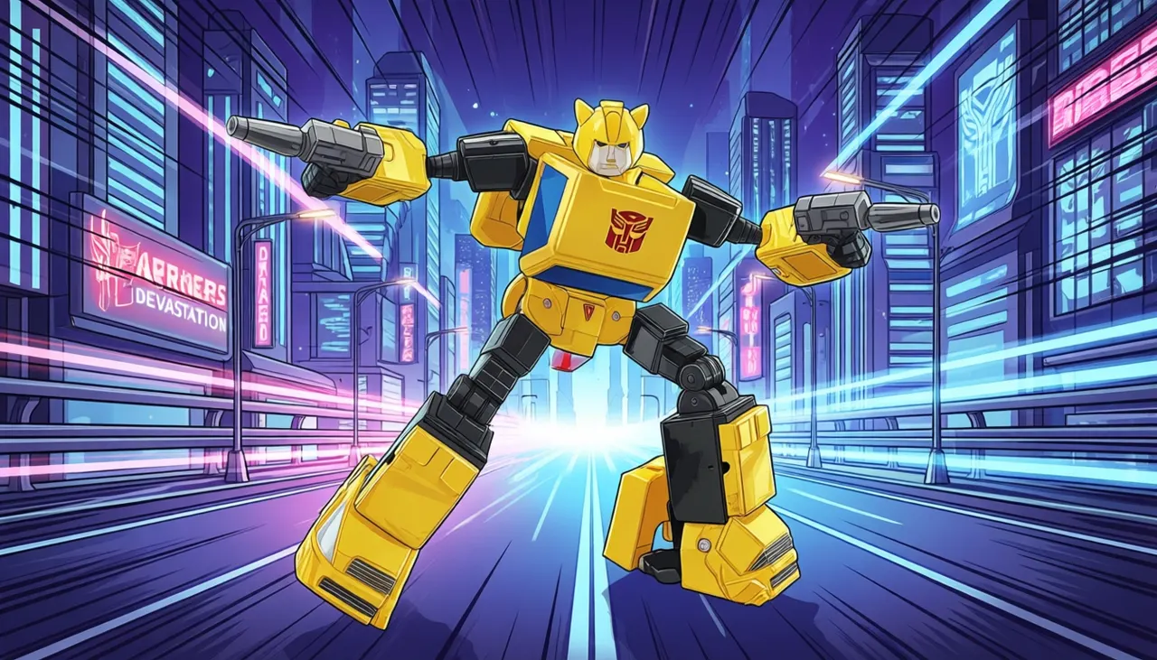 Hasbro Transformers Studio Series Deluxe Bumblebee – Devastation - Image 8