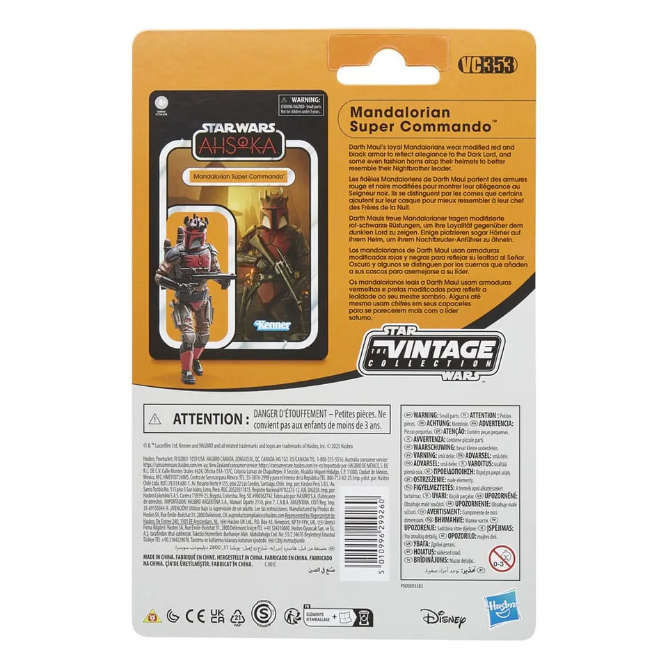 Hasbro Star Wars Vintage Ahsoka Tano – Mandalorian Commando 3.75" - Image 6