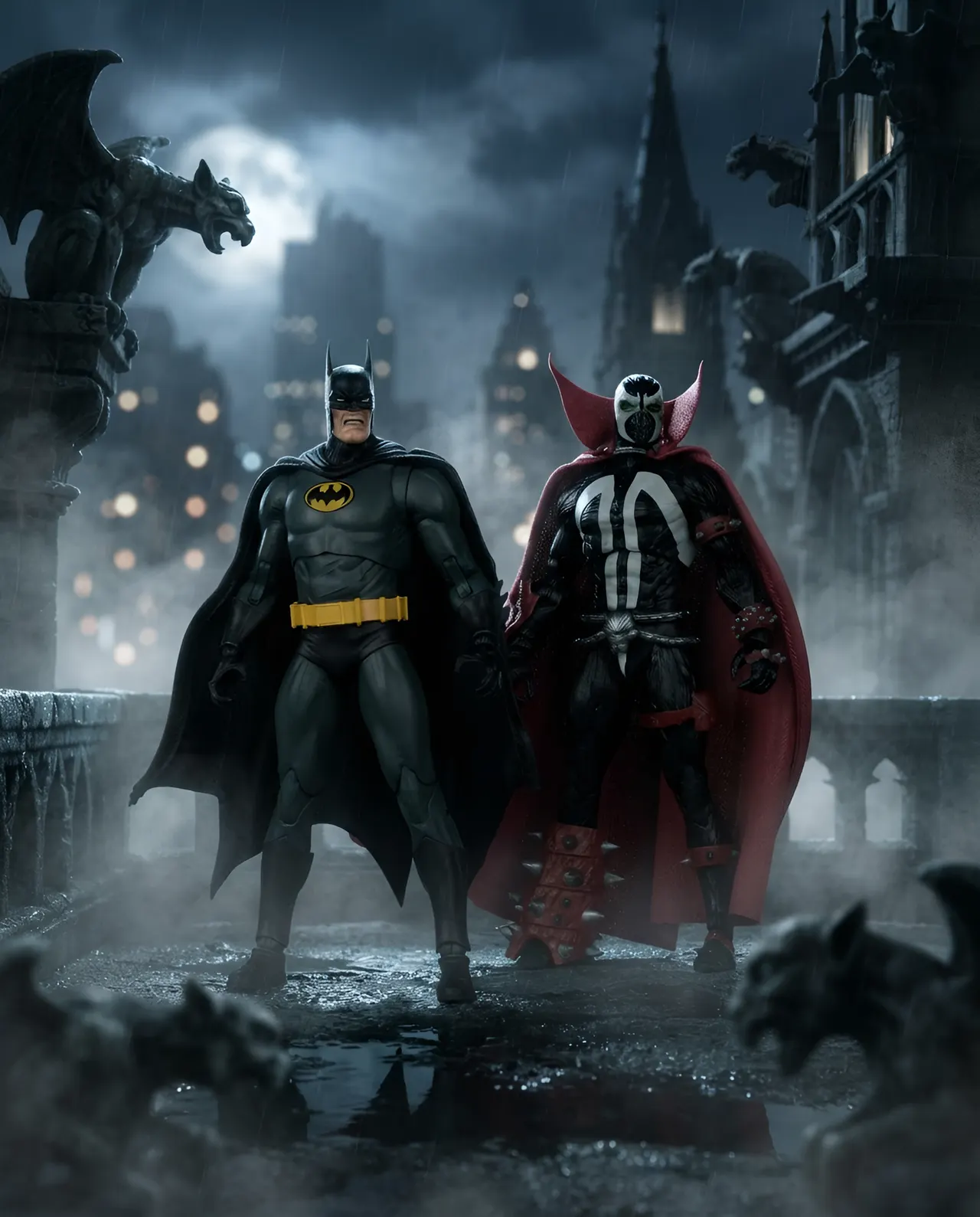 McFarlane Toys Batman & Spawn 2-Pack – DC Multiverse Gold Label - Image 9