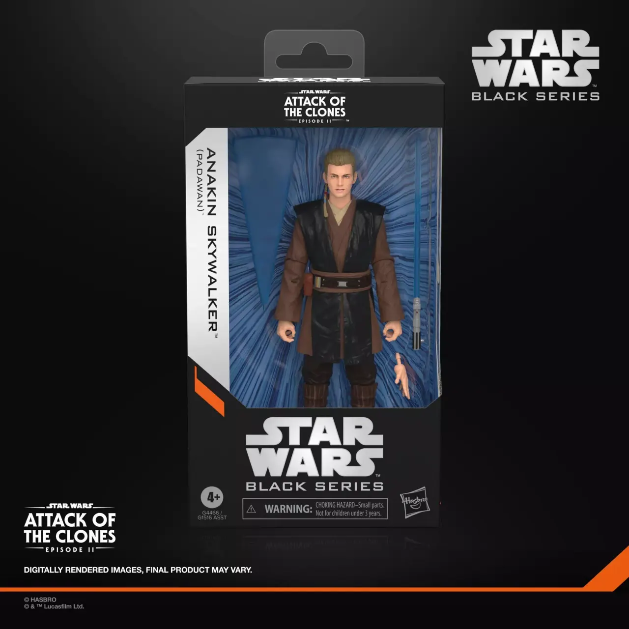 Star Wars Black Series Anakin Skywalker Padawan 6" Figurine articulée - Image 12