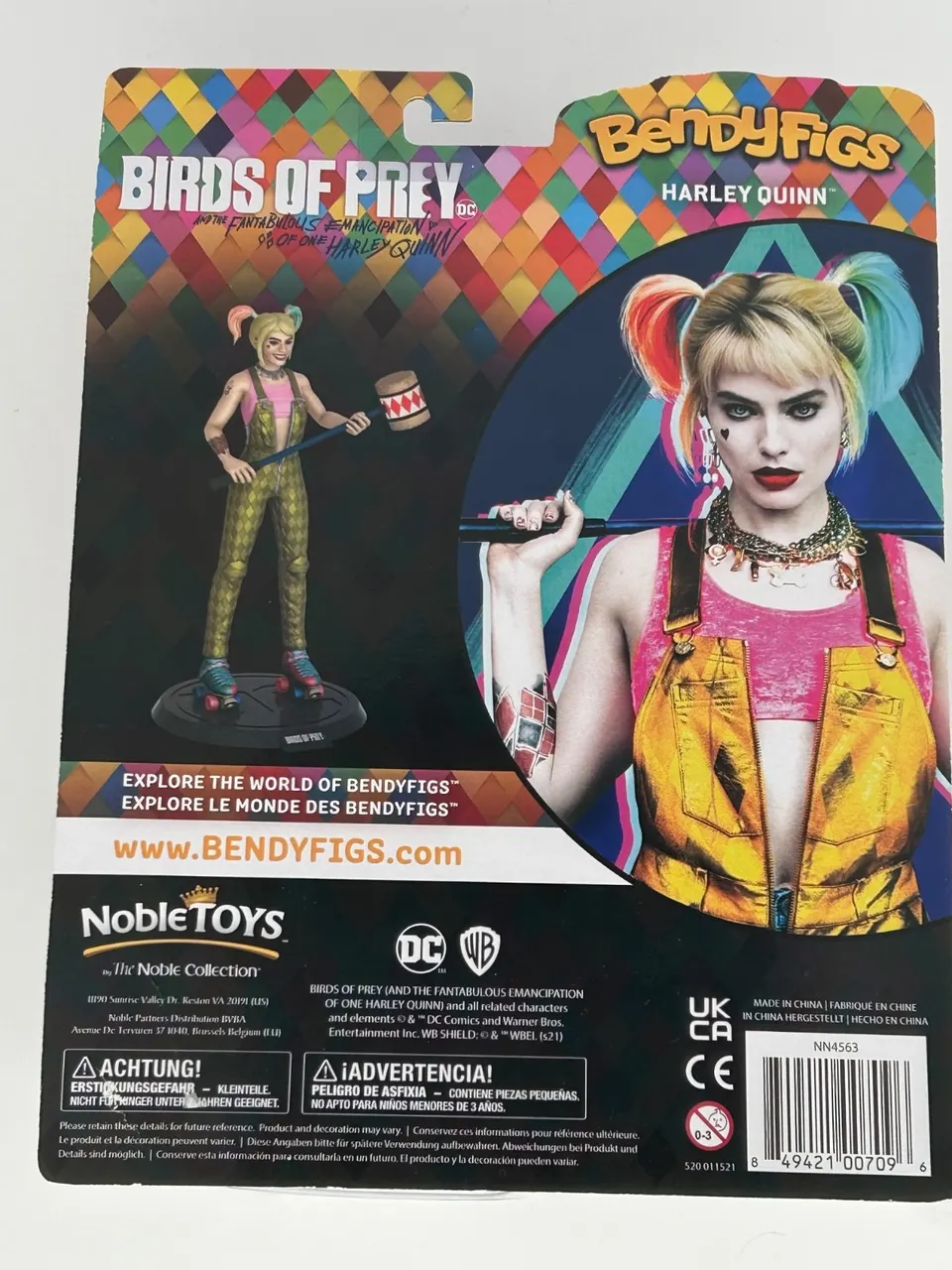 BendyFigs Harley Quinn Birds of Prey BOP Flexible Figure - Image 7