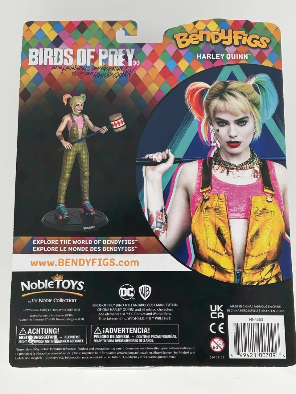 BendyFigs Harley Quinn Birds of Prey BOP Flexible Figure - Image 8