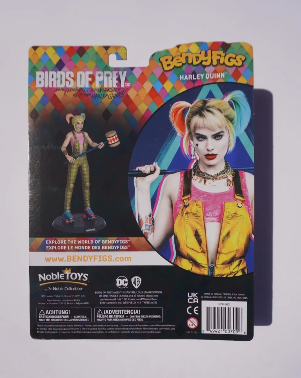 BendyFigs Harley Quinn Birds of Prey BOP Flexible Figure - Image 1