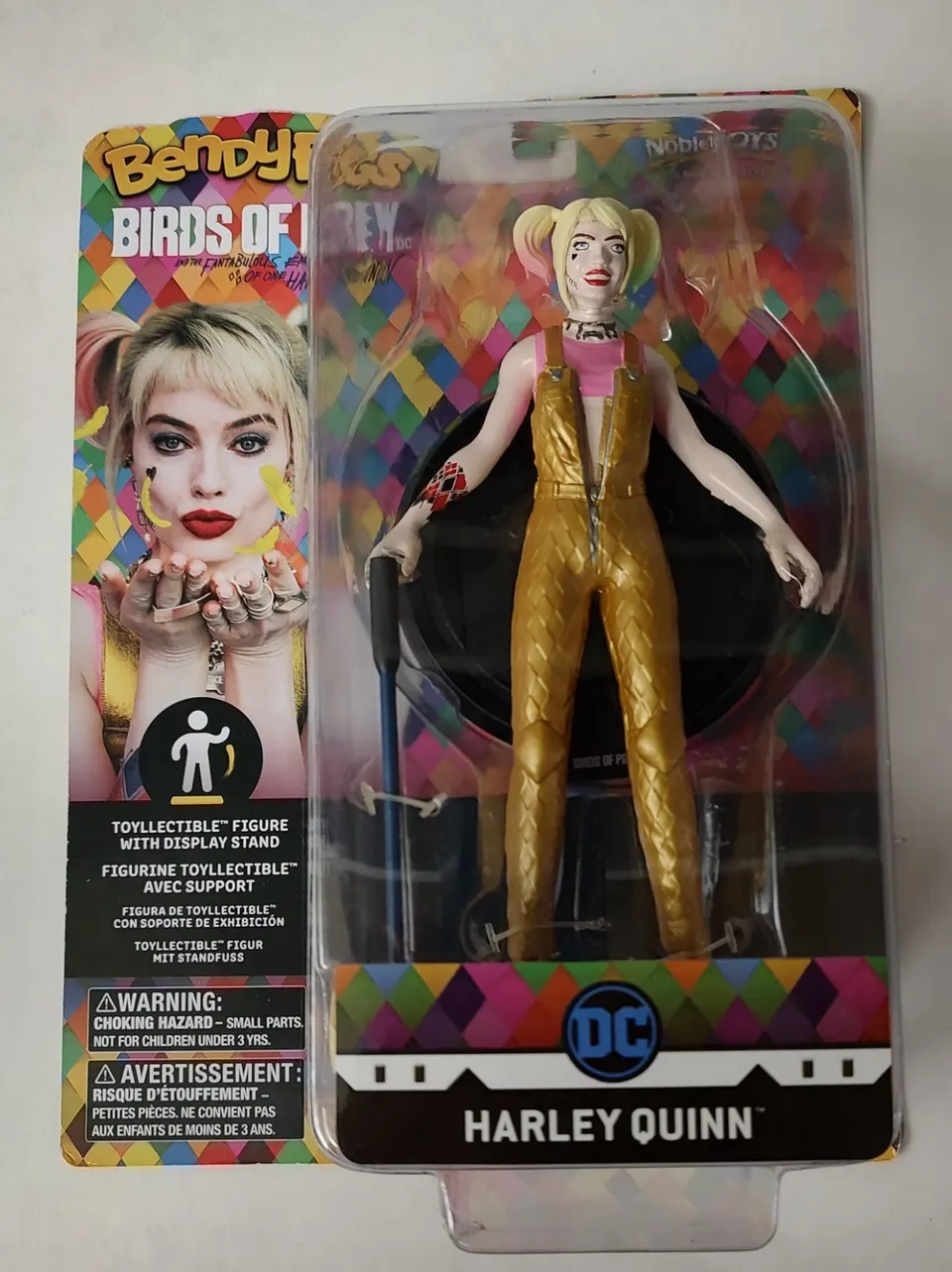 BendyFigs Harley Quinn Birds of Prey BOP Flexible Figure - Image 2