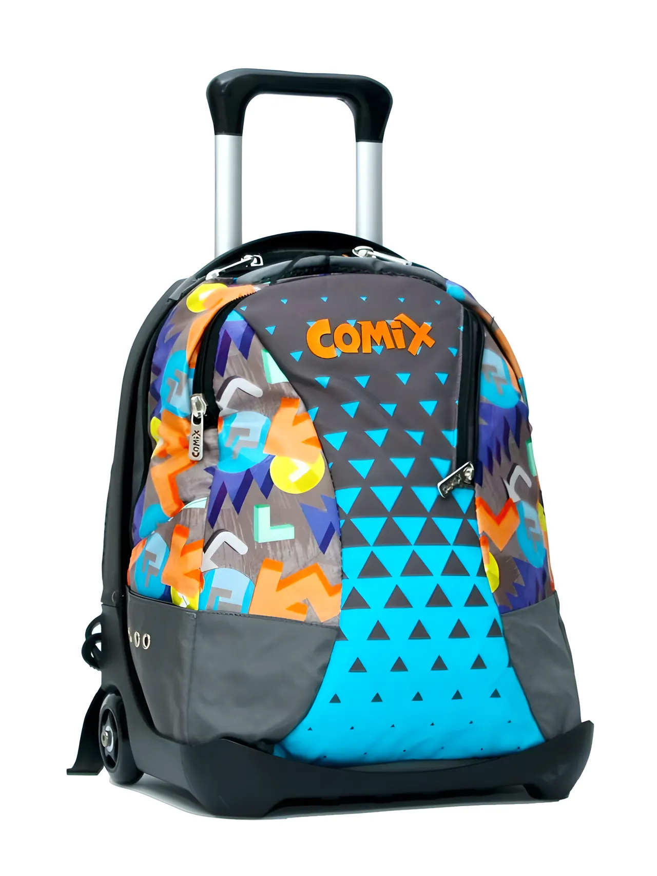 Comix Blue Trolley Backpack – Staccabile Zaino - Image 1
