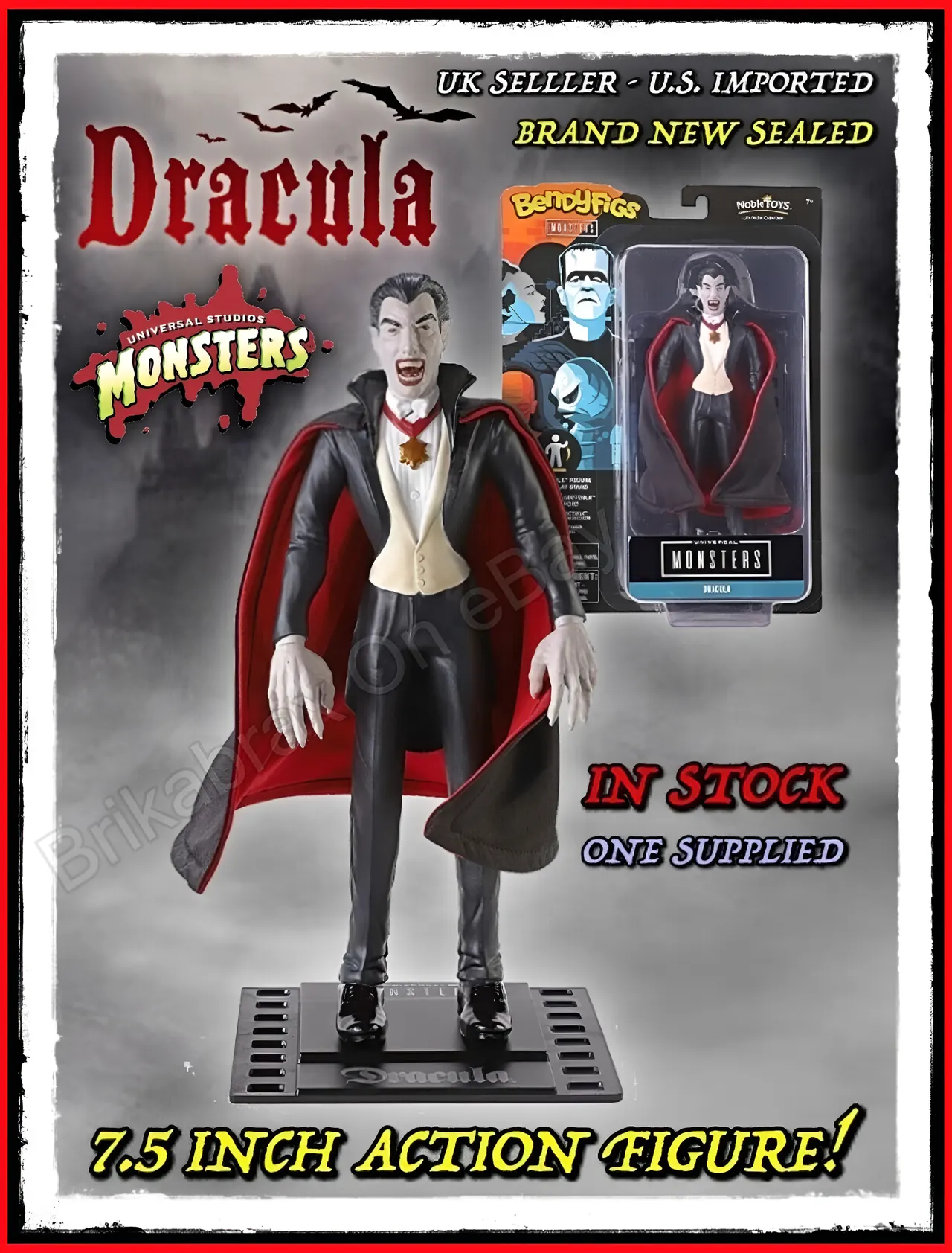 Noble Collection Dracula Bendyfig – Universal Monsters Collectible - Image 12