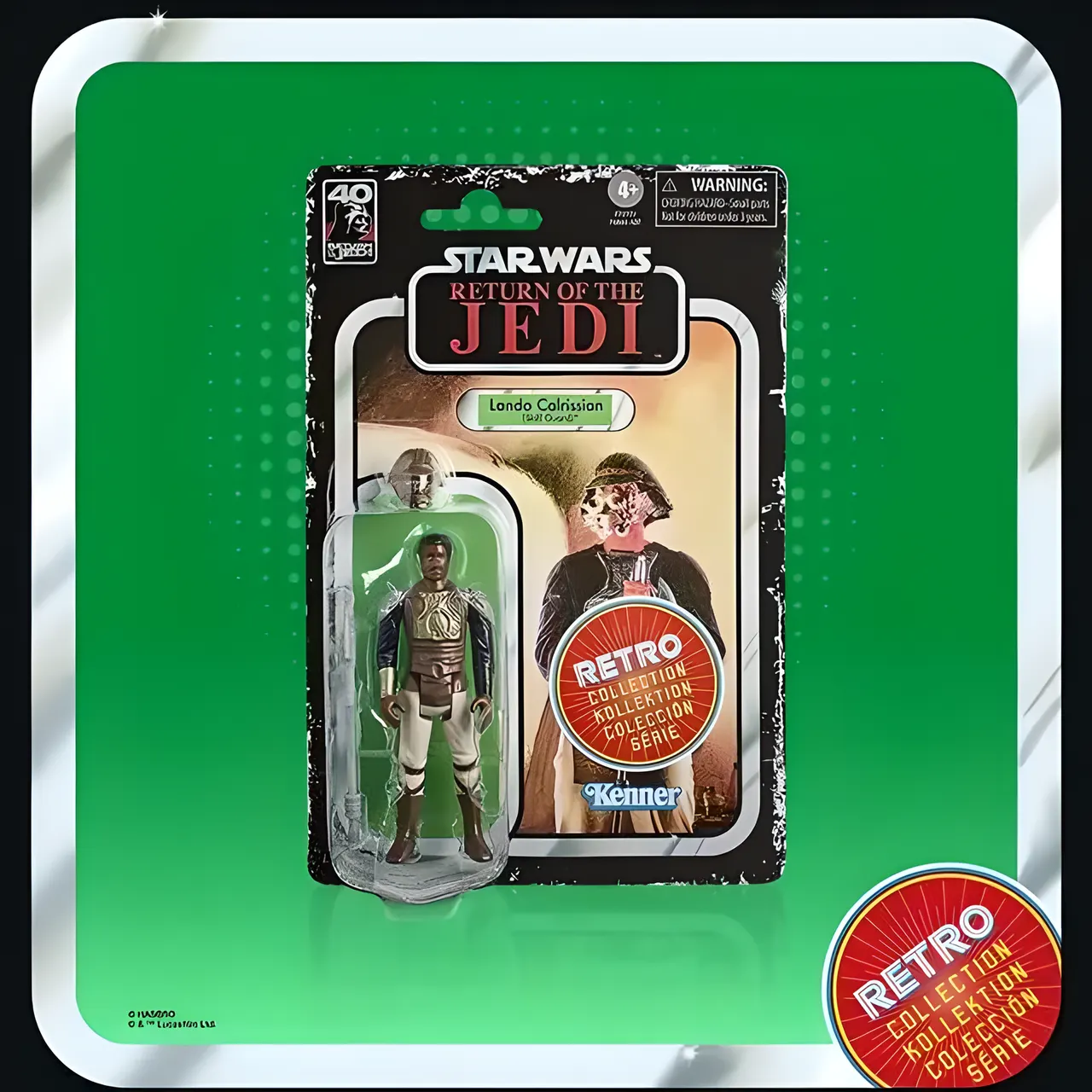 Hasbro Star Wars Black Series 40th 6" Lando Calrissian Skiff Guard - Image 4