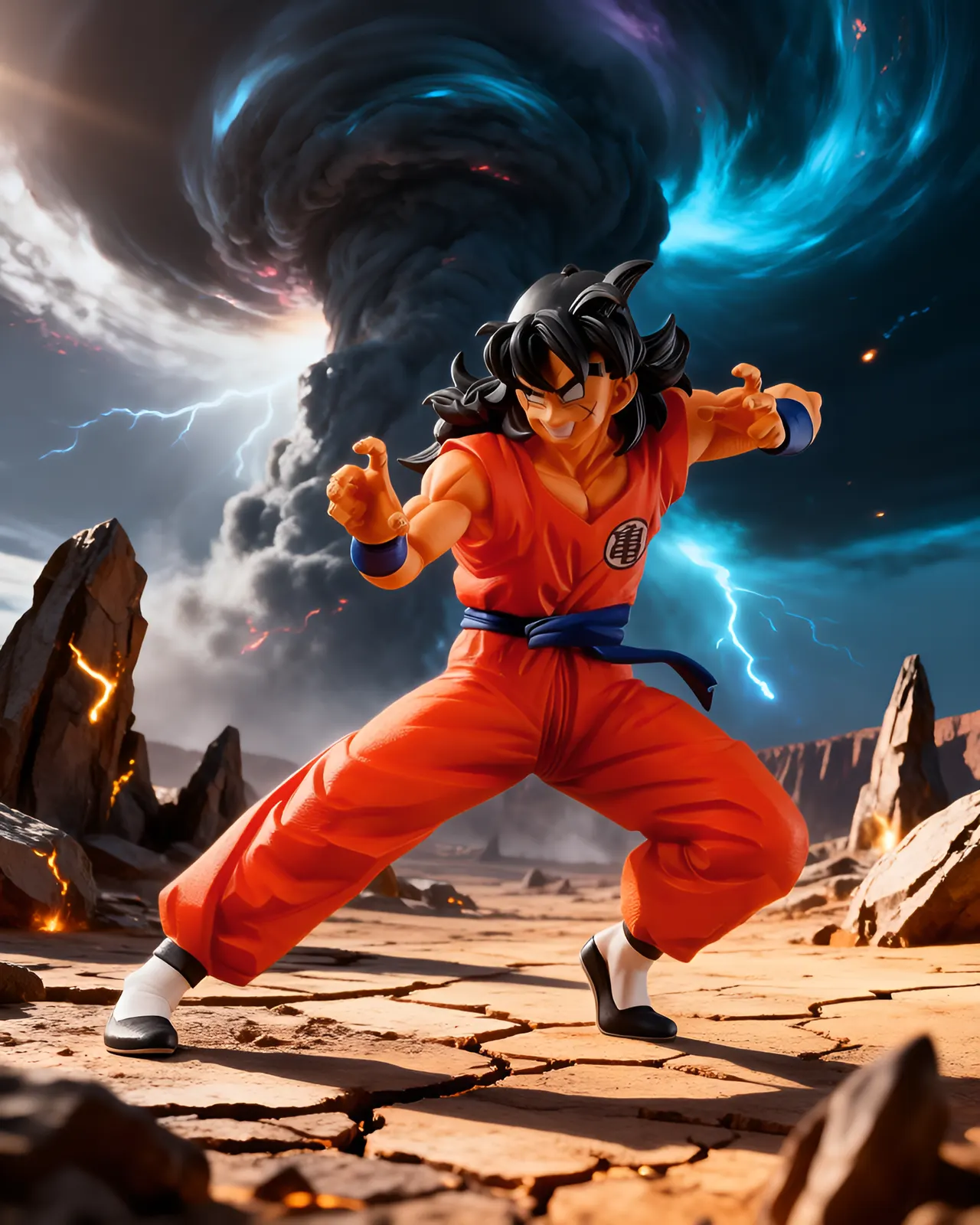 Bandai Yamcha History of Rivals Ichibansho Figure 18cm - Image 4