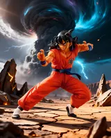 Bandai Yamcha History of Rivals Ichibansho Figure 18cm - Thumbnail 4