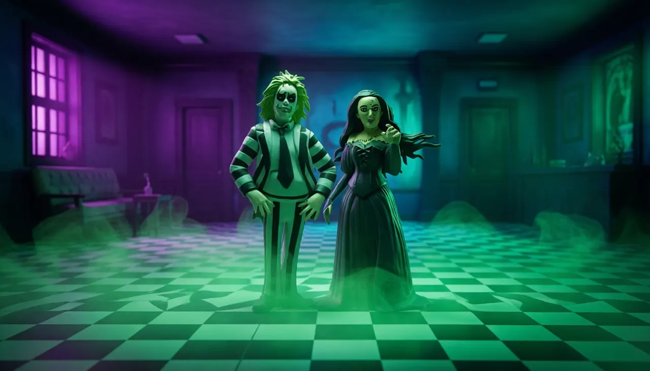 NECA Beetlejuice & Delores Toony Terrors 2-Pack – 6-inch Action Figures - Image 6