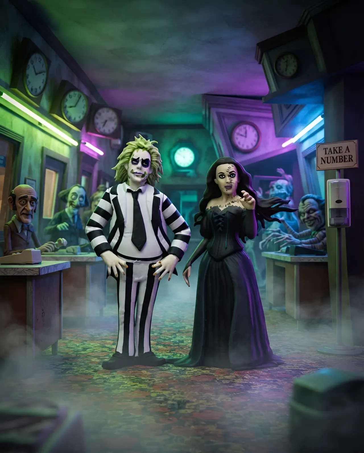 NECA Beetlejuice & Delores Toony Terrors 2-Pack – 6-inch Action Figures - Image 7