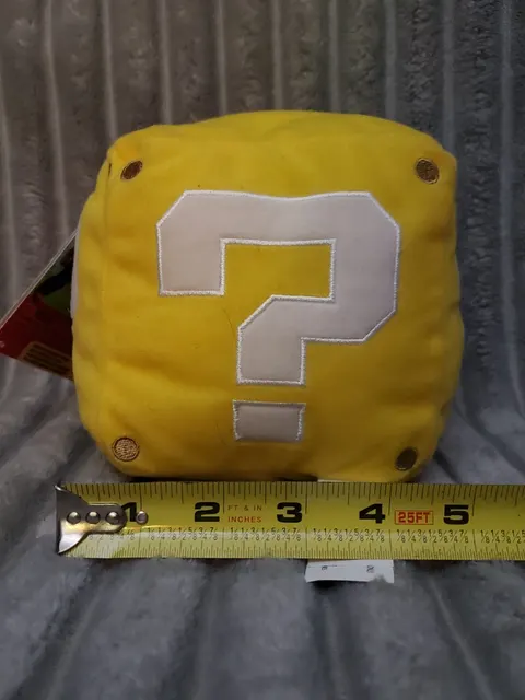 Jakks Pacific Question Block Sound Plush – Super Mario