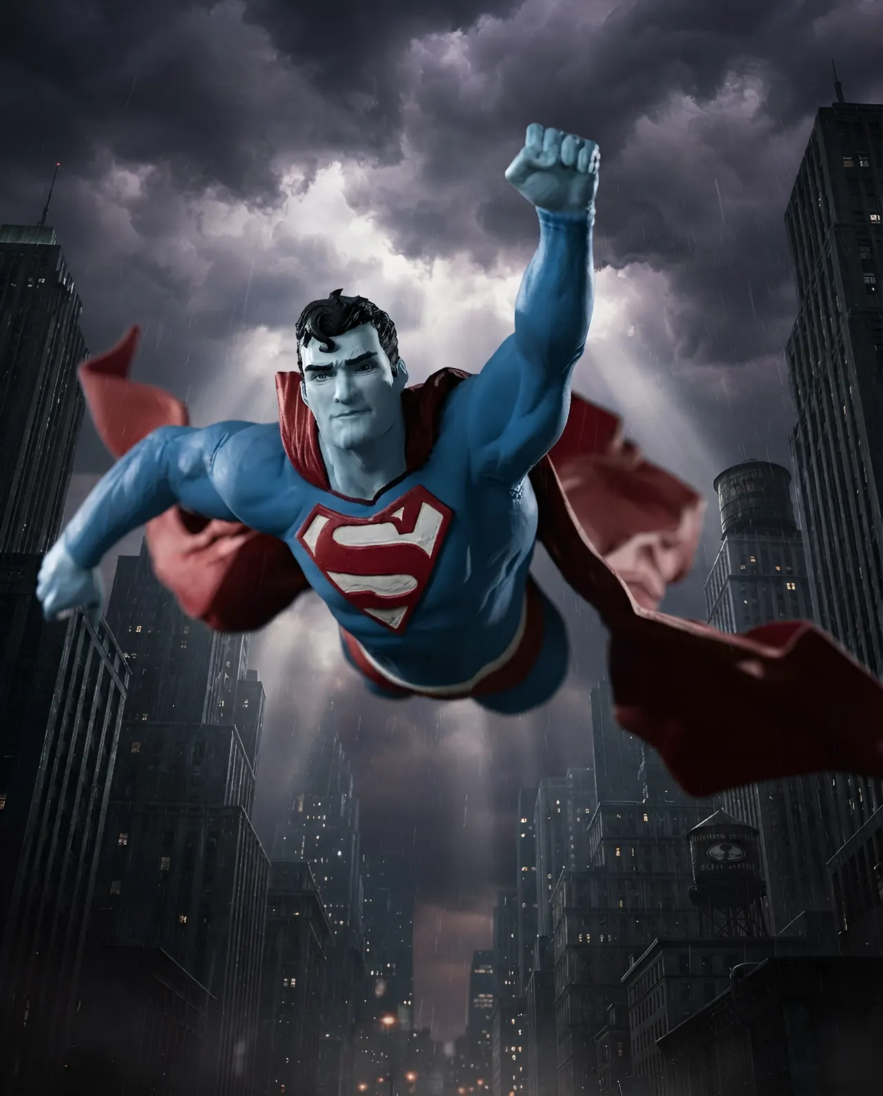 DC Direct Superman Lee Bermejo 1/10 Resin Statue – Limited - Image 4