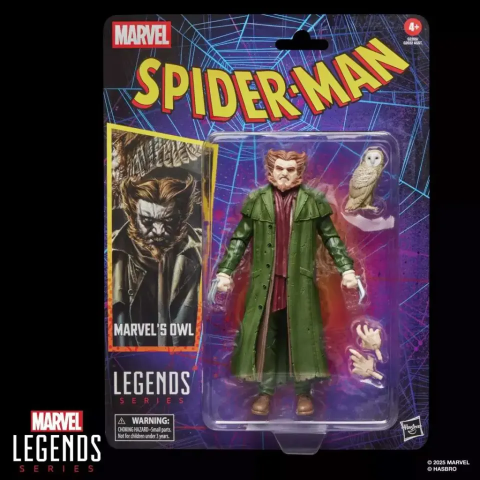 Hasbro Marvel Legends Retro Owl 6-inch Figure - Image 2